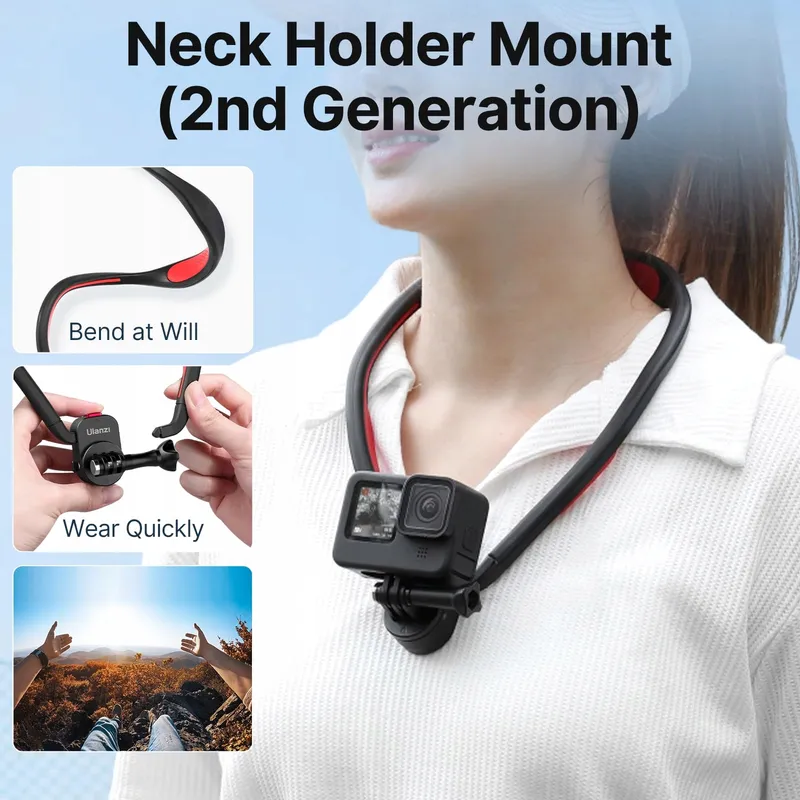 ULANZI Magnetische Nekhouder Actiecamera Insta360 Osmo Action — foto 4