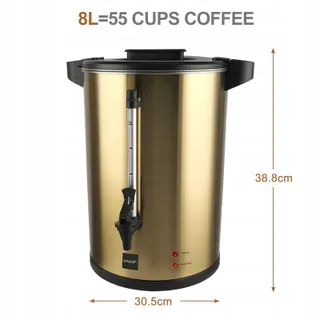 VALGUS Koffiezetapparaat 8L 55 Kopjes Voor Bruiloft En Catering — miniatuur 3