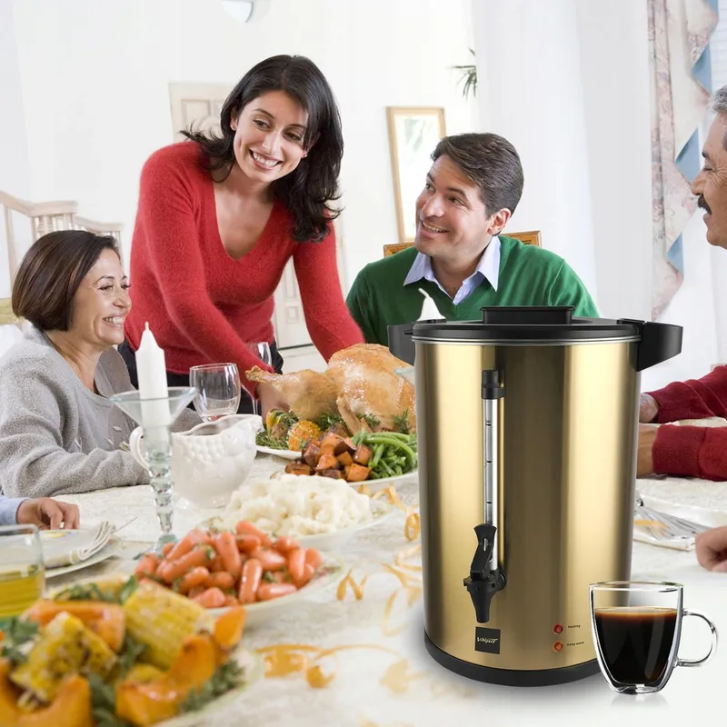 VALGUS Koffiezetapparaat 8L 55 Kopjes Voor Bruiloft En Catering — foto 4