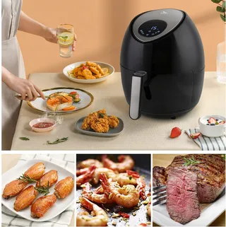UTEN Airfryer XL 4,5L Digitaal Display 7 Programma's 1500W — miniatuur 6