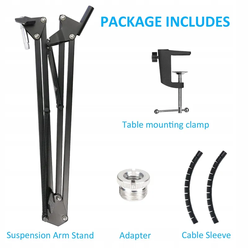 YOUSHARES Microfoonarm HyperX SoloCast Condensator — foto 7