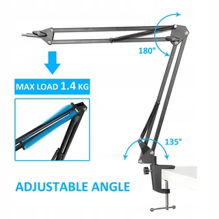 YOUSHARES Microfoonarm HyperX SoloCast Condensator — miniatuur 3
