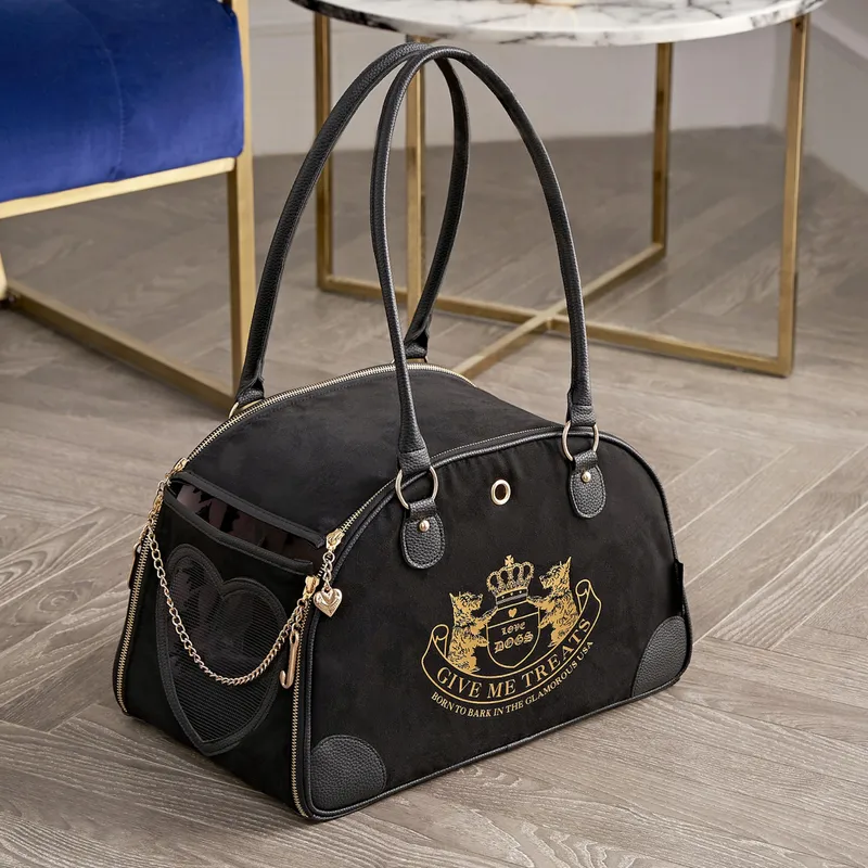 JUICY COUTURE Stijlvolle Zwarte Draagtas Kleine Honden en Katten — foto 5