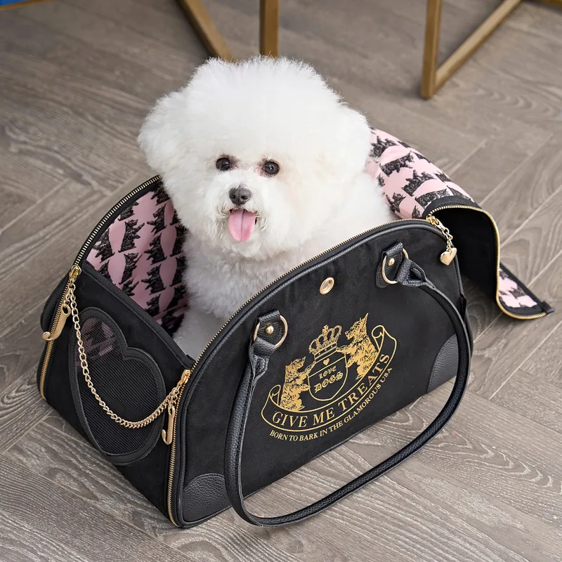 JUICY COUTURE Stijlvolle Zwarte Draagtas Kleine Honden en Katten — foto 4