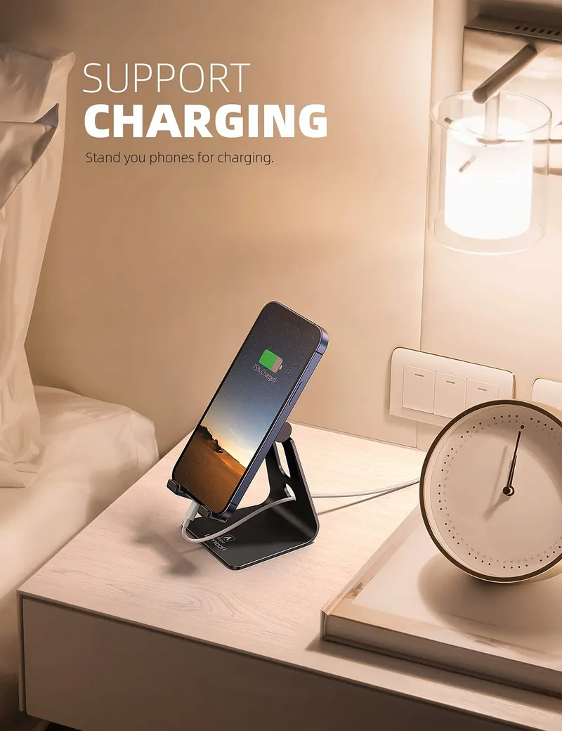 LAMICALL Verstelbare Telefoonstandaard voor iPhone Samsung Smartphone — foto 4