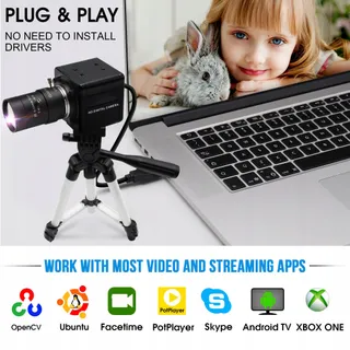 ELP 4K Ultra HD USB Camera Zoom 5-50mm Videoconferentie — miniatuur 4