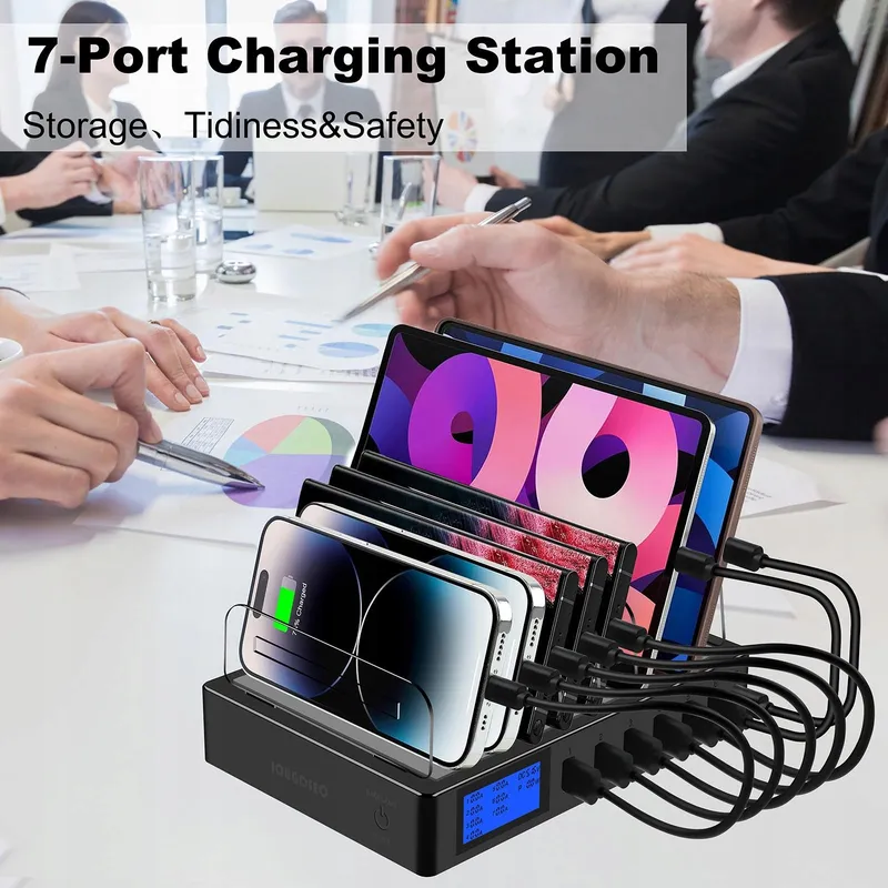 Snellaadstation PD20W QC3.0 Meerdere USB-Poorten 7-in-1 — foto 7