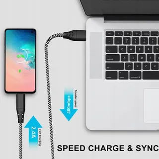 Snellader Set 2x USB Oplader met 2M Kabel Type C — miniatuur 3