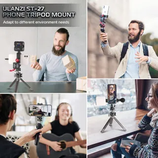 ULANZI ST-27 Metalen Statiefadapter Telefoonhouder — miniatuur 6