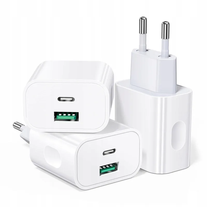 Abetcabe Set 3 USB C Opladers 20W PD3.0 QC3.0 — foto 1
