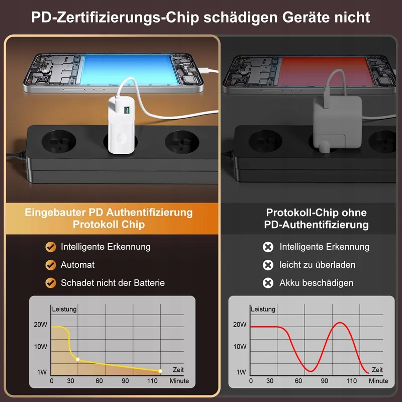 Abetcabe Set 3 USB C Opladers 20W PD3.0 QC3.0 — foto 5