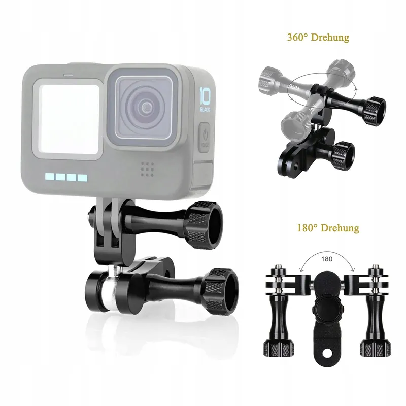HSU Kogelgewrichthouder GoPro 360 Aluminium Arm Voor Hero 12-3 — foto 2