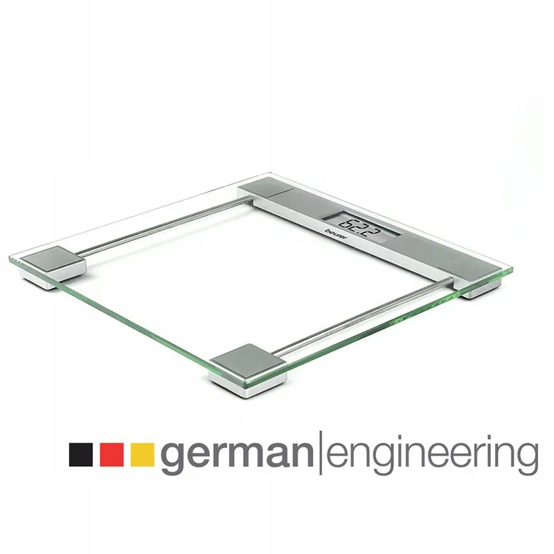 BEURER Cristal GS 11 Glazen Weegschaal Digitaal LCD 150kg Transparant — foto 5