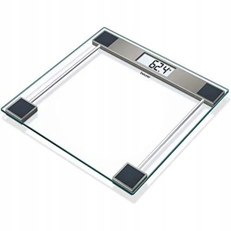 BEURER Cristal GS 11 Glazen Weegschaal Digitaal LCD 150kg Transparant — foto 1