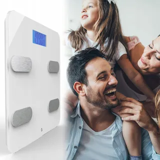 WOTTOCARE Digitale Lichaamsvetweegschaal 150kg Wit — miniatuur 5