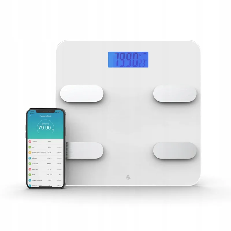 WOTTOCARE Digitale Lichaamsvetweegschaal 150kg Wit — foto 1