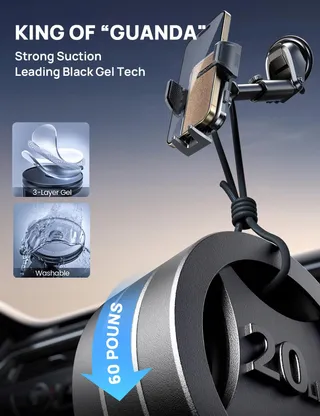 Universele Autohouder Telefoon iPhone 15 14 13 12 Smartphones — miniatuur 3