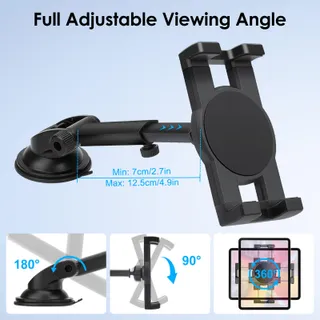 EEEKIT Tablethouder Auto 360 voor Ruit en Dashboard — miniatuur 5