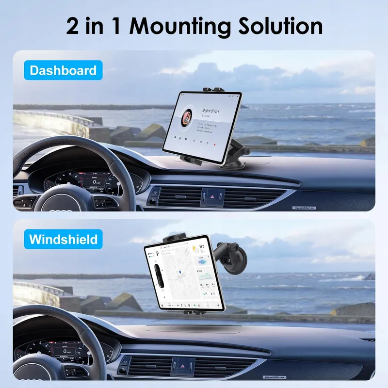 EEEKIT Tablethouder Auto 360 voor Ruit en Dashboard — foto 2