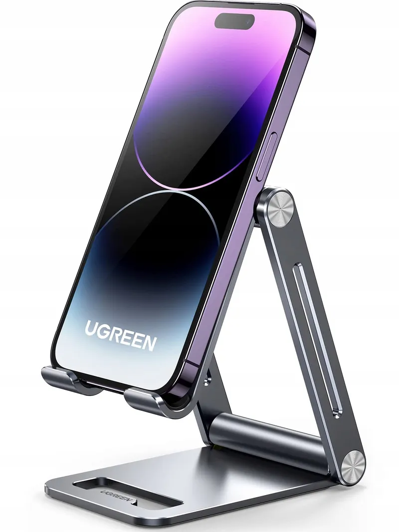 UGREEN Telefoonstandaard Aluminium Verstelbaar iPhone Galaxy Huawei — foto 1