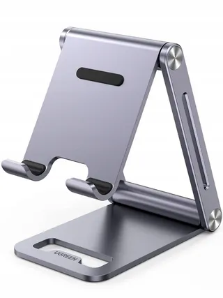 UGREEN Telefoonstandaard Aluminium Verstelbaar iPhone Galaxy Huawei — miniatuur 8