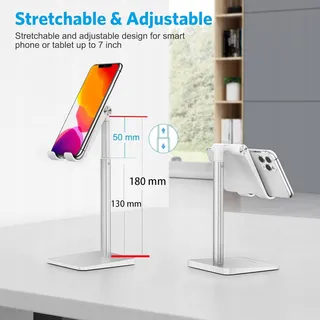 OMOTON Verstelbare Telefoonstandaard Compatibel Met iPhone En Smartphones — miniatuur 5