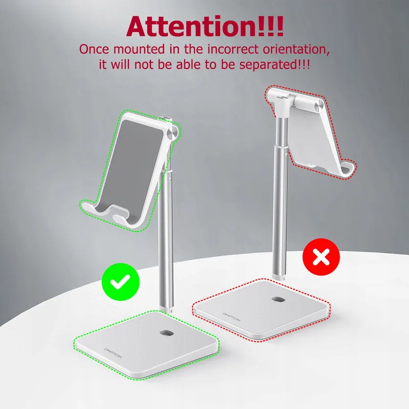 OMOTON Verstelbare Telefoonstandaard Compatibel Met iPhone En Smartphones — foto 2