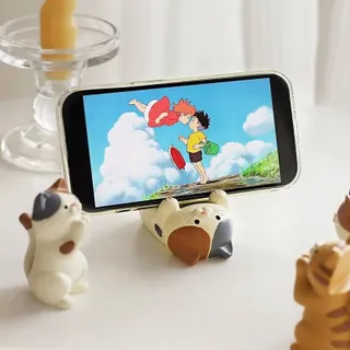 GMWYCZV Telefoonstandaard Grappige Kat Universeel Hars — miniatuur 3