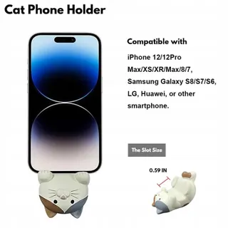 GMWYCZV Telefoonstandaard Grappige Kat Universeel Hars — miniatuur 2