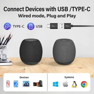YYV USB Computerluidsprekers Stereo Bas Plug And Play — miniatuur 2