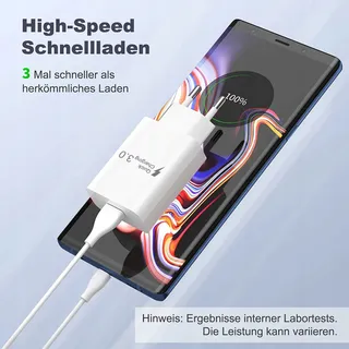 NEWDING Oplader 18W Quick Charge 3.0 USB Adapter Android — miniatuur 3