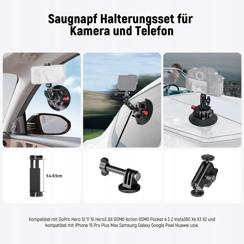 NEEWER Camerahouder 4,5 Inch Zuignap Magische Arm — foto 2