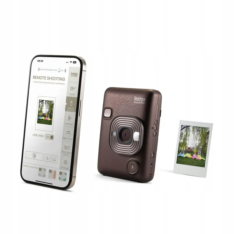 INSTAX Mini LiPlay 2 Instant Camera Deep Bronze Bluetooth — foto 3