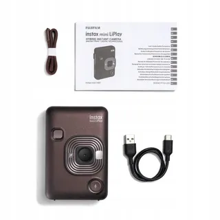 INSTAX Mini LiPlay 2 Instant Camera Deep Bronze Bluetooth — miniatuur 4