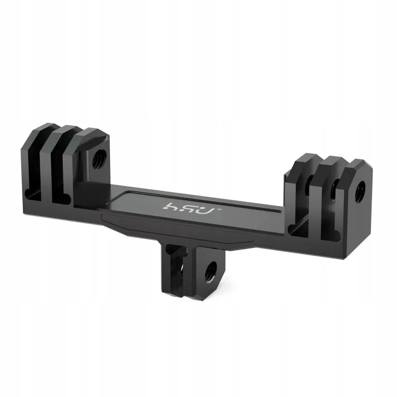 HSU Aluminium Dubbele Mount GoPro Hero 12 11 10 9 8 7 6 5 4 3 — foto 1