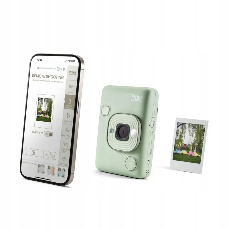 INSTAX Mini LiPlay 2 Instant Camera Matcha Groen — foto 3