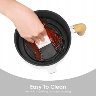 AUDECOOK Elektrische Pan en Stomer 1,5L Draagbare Mini Multicooker — miniatuur 6