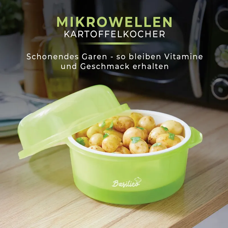 BASILICO Magnetron Aardappelkoker Groenten Energiebesparend — foto 2