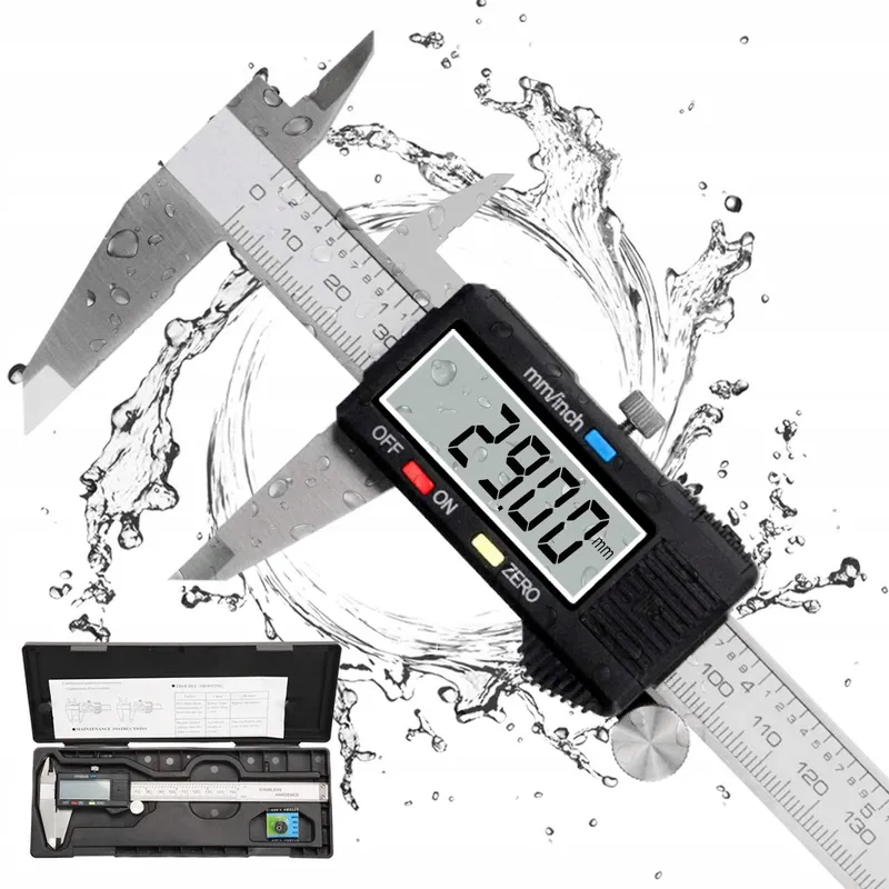 QFUN Digitale Schuifmaat 150mm Waterdicht Stofdicht LCD — foto 2