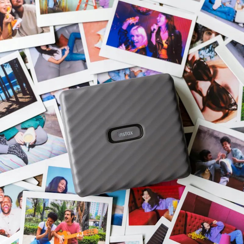INSTAX LINK Smartphoneprinter Breed Formaat Mocha Grijs — foto 3