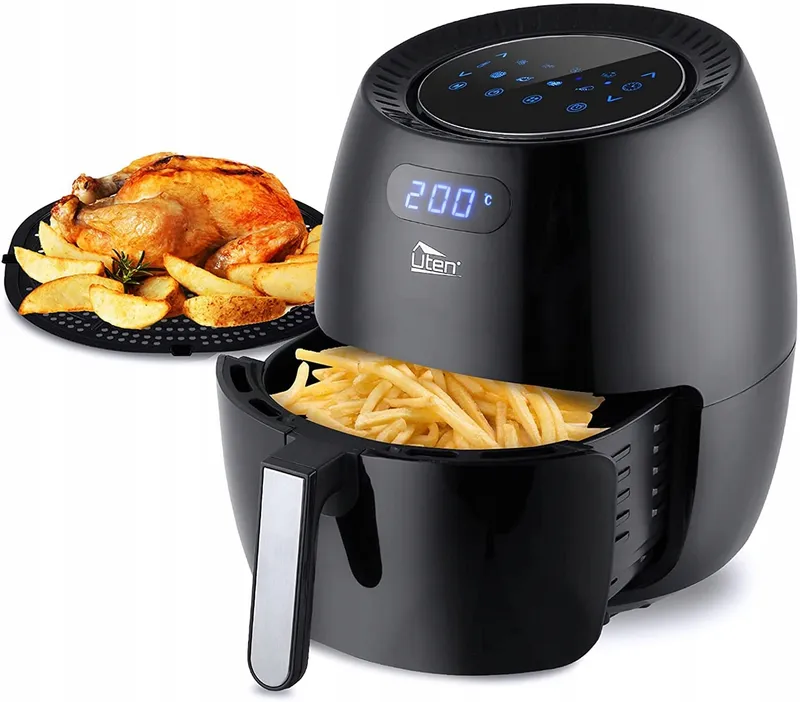 UTEN Airfryer XXL 6.5L LED Touchscreen 1800W 8 Programma's — foto 1
