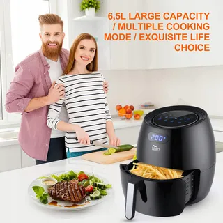 UTEN Airfryer XXL 6.5L LED Touchscreen 1800W 8 Programma's — miniatuur 5