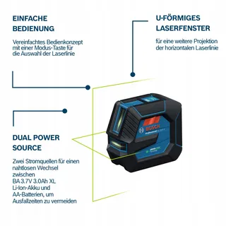BOSCH Professional GLL 20-22 G Lijnlaser Groen 20m Binnen — miniatuur 3
