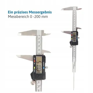 DÖNGES Digitale Schuifmaat 200mm LCD RVS — miniatuur 3