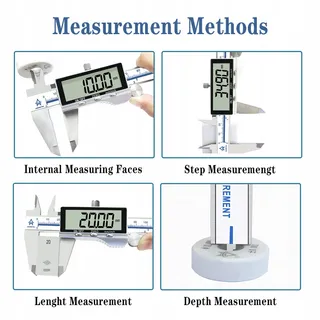 ACEMETER Digitale Schuifmaat 150mm Groot LCD Precisie — miniatuur 4