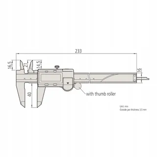 MITUTOYO 500-196-30 Digitale Elektronische Schuifmaat 150mm — miniatuur 3
