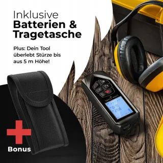 LION STAHL Laser Afstandsmeter 5cm-50m Binnen Batterijen — miniatuur 7