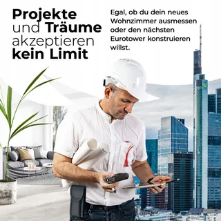 LION STAHL Laser Afstandsmeter 5cm-50m Binnen Batterijen — miniatuur 8