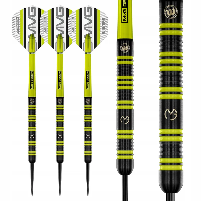 WINMAU MvG 85% Pro-Series 25g Dartset Met Flights En Shafts — foto 6