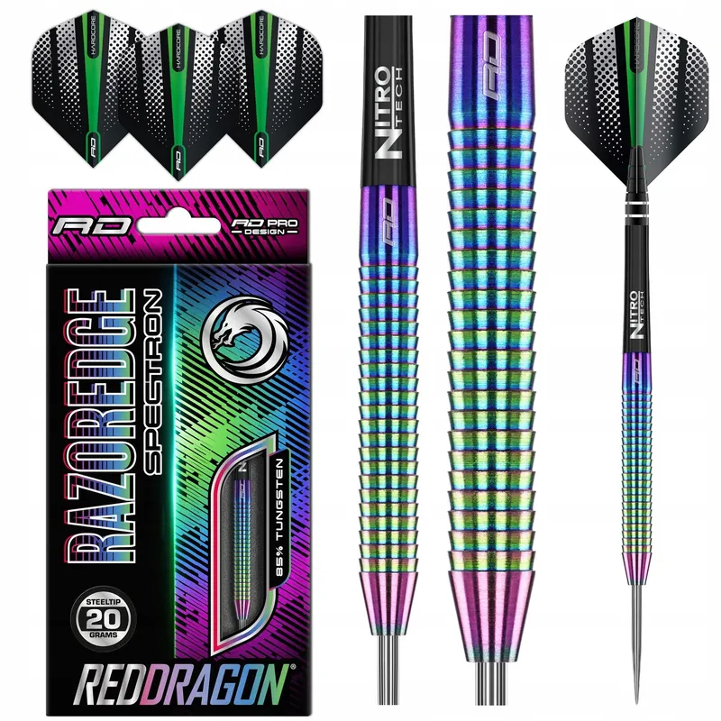 RED DRAGON Razor Edge Spectron 20g Tungsten Dartset Pro — foto 1